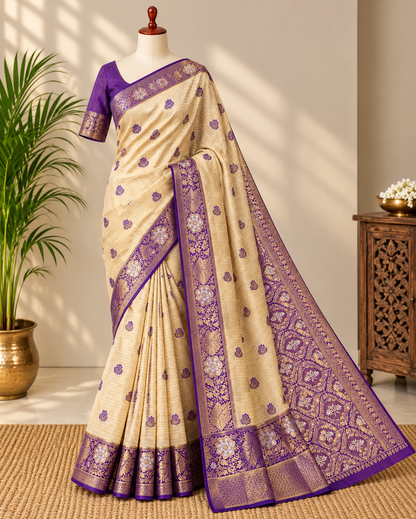 Kanchipuram  Fancy  Silk Saree