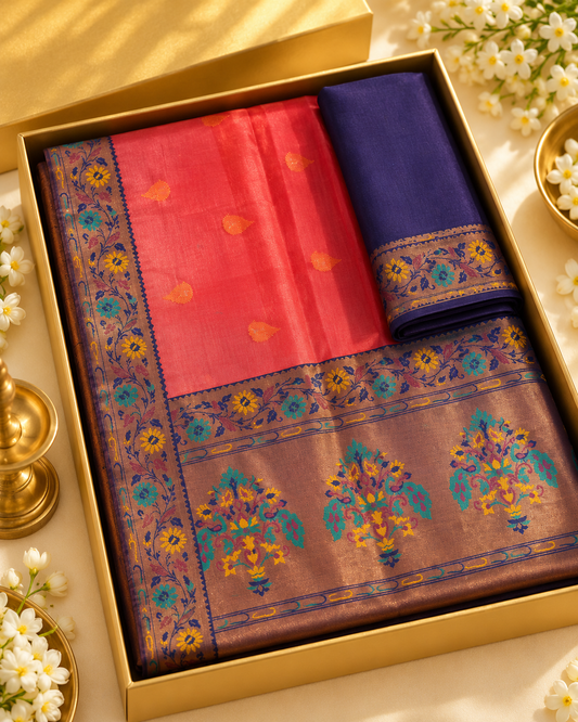 Fancy Soft Tissue Silk Saree