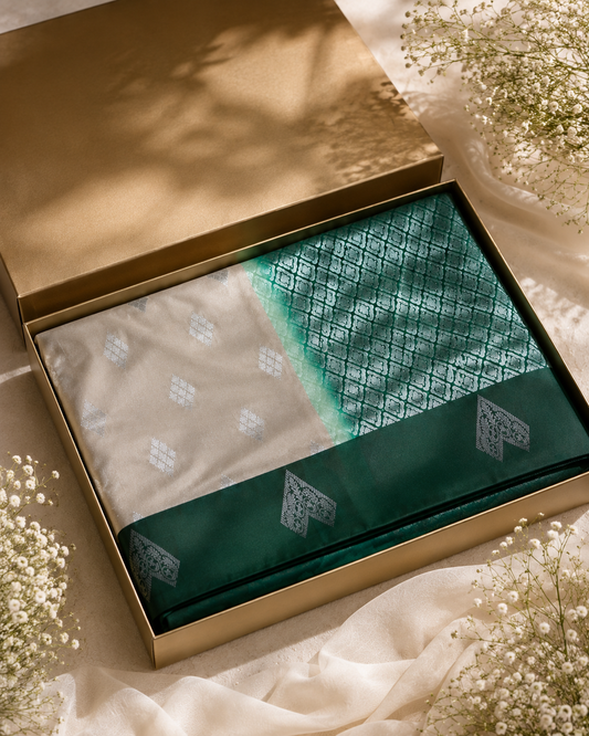 Green Premium Soft Silk Saree